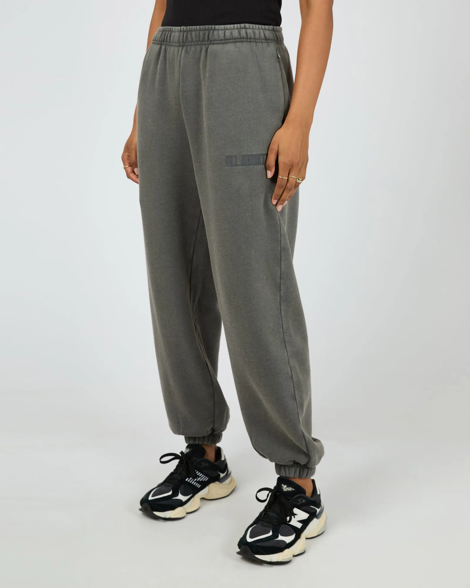 Vital Washed Trackpant Charcoal sold by All About Eve product image thumbnail 4