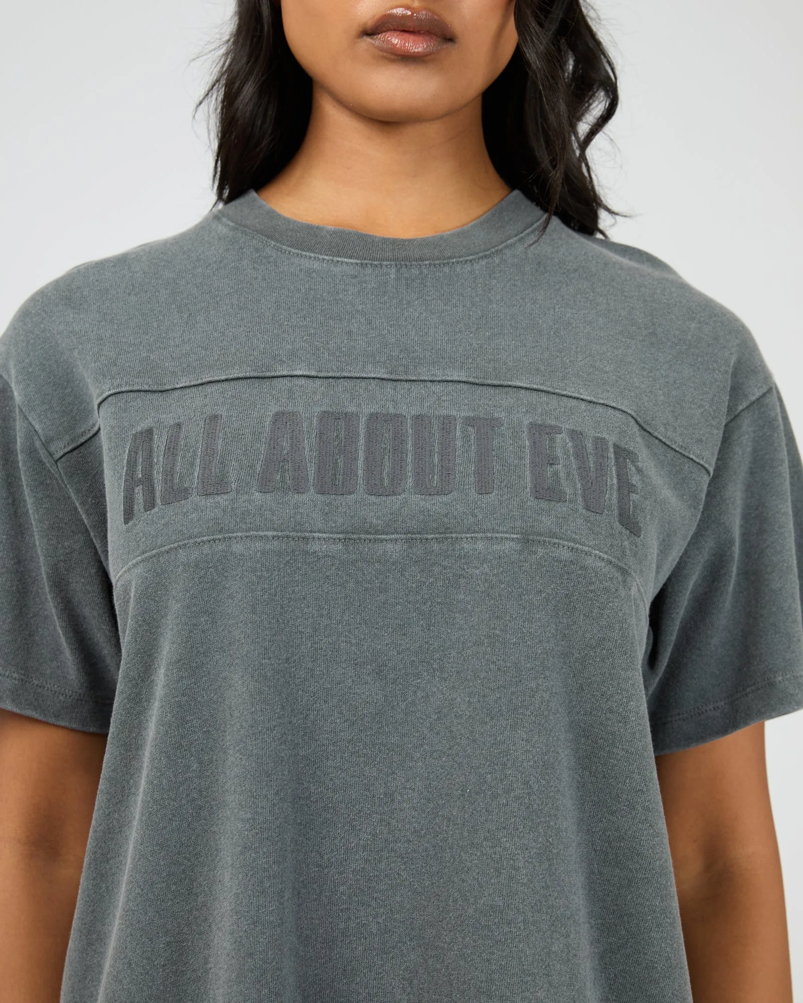 Vital Washed Oversized Tee Charcoal sold by All About Eve product image thumbnail 5