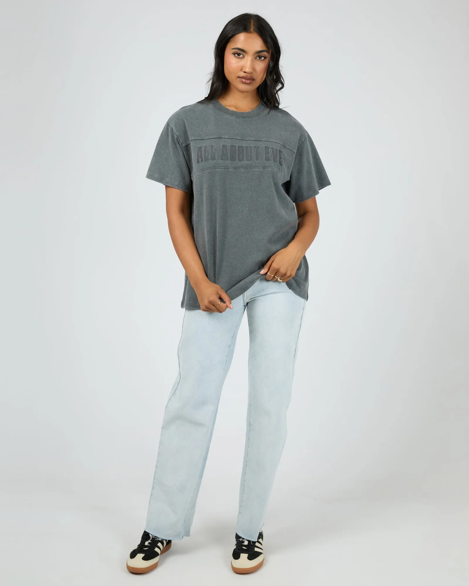 Vital Washed Oversized Tee Charcoal sold by All About Eve product image thumbnail 2