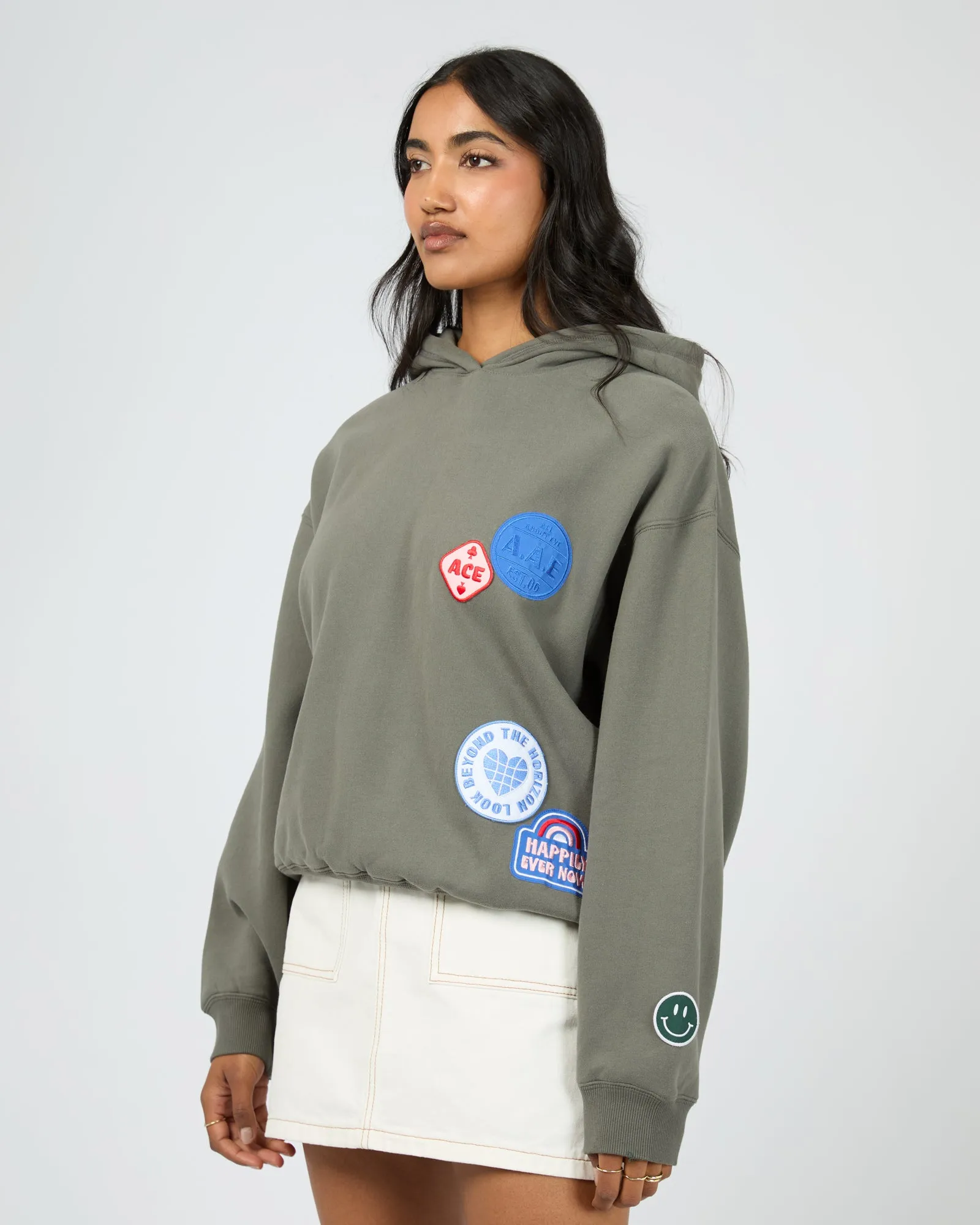 Lucky Charm Box Hoodie Charcoal sold by All About Eve product image thumbnail 4