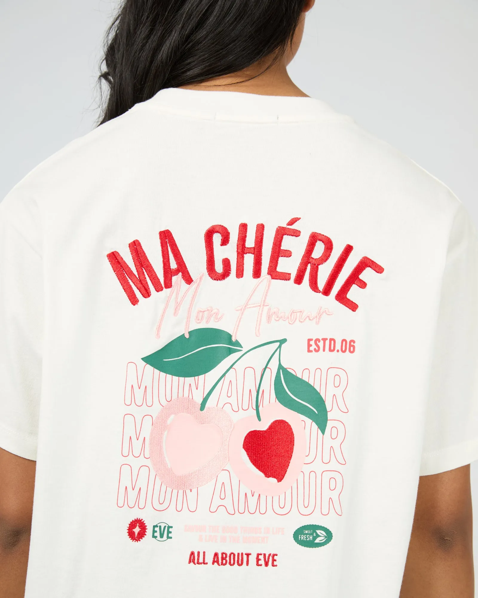 Ma Cherie Relaxed Tee Vintage White sold by All About Eve product image thumbnail 5