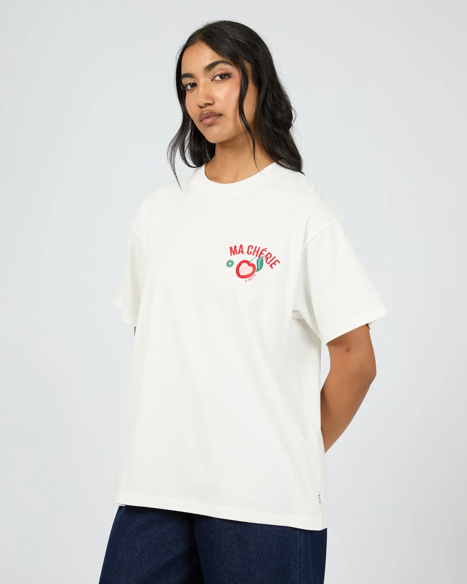 Ma Cherie Relaxed Tee Vintage White sold by All About Eve product image thumbnail 4