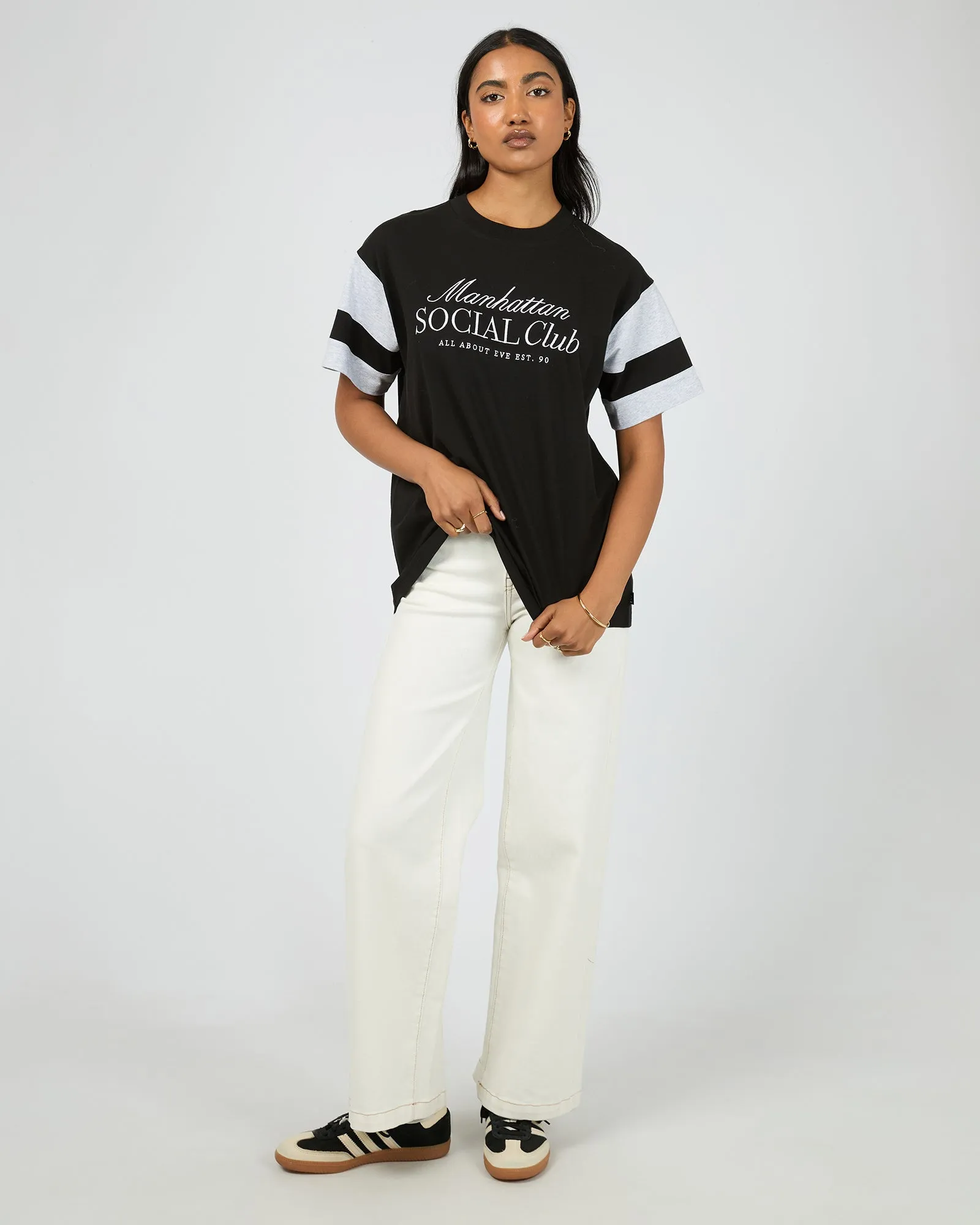 Varsity Club Relaxed Tee Black sold by All About Eve product image thumbnail 2