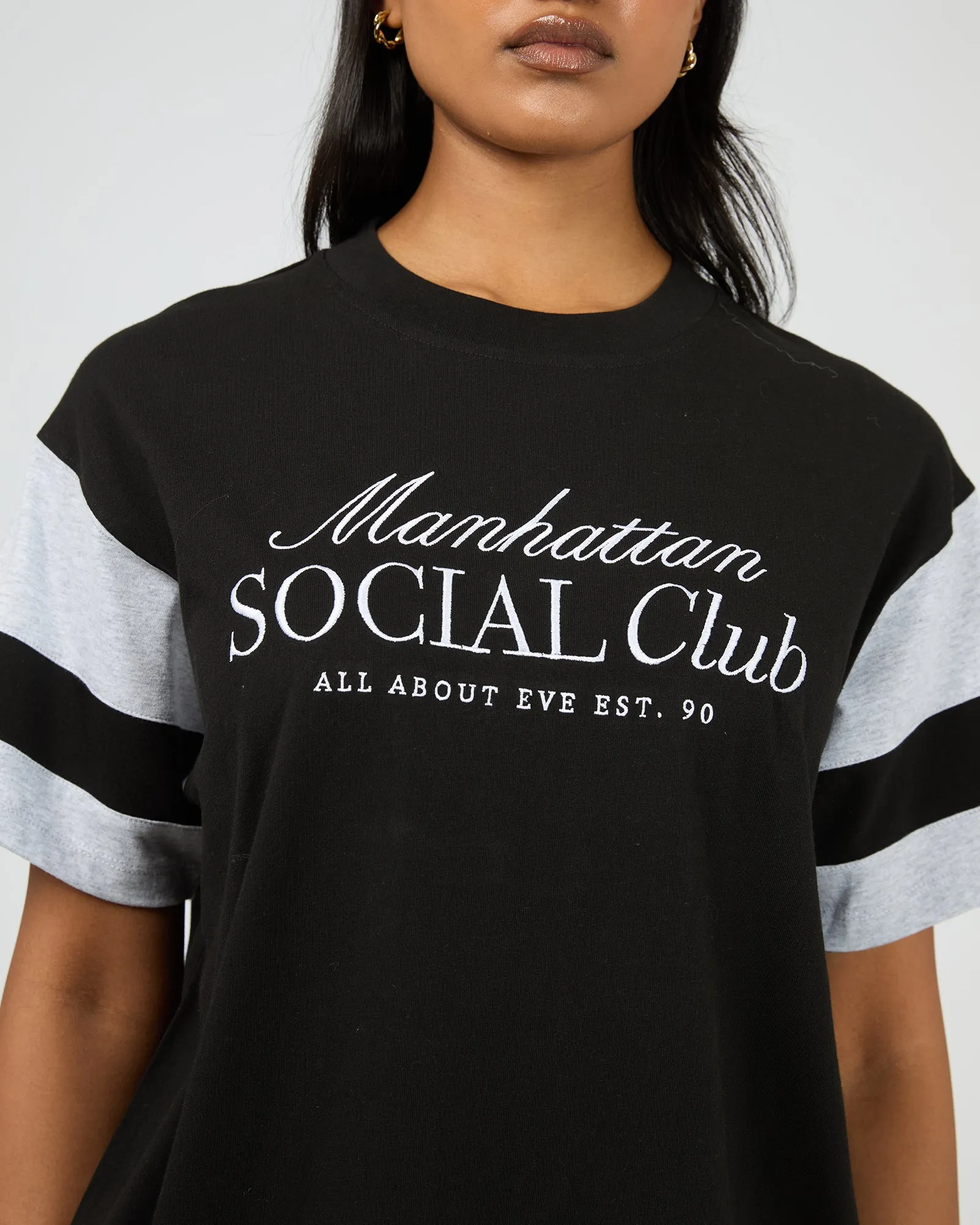 Varsity Club Relaxed Tee Black sold by All About Eve product image thumbnail 5