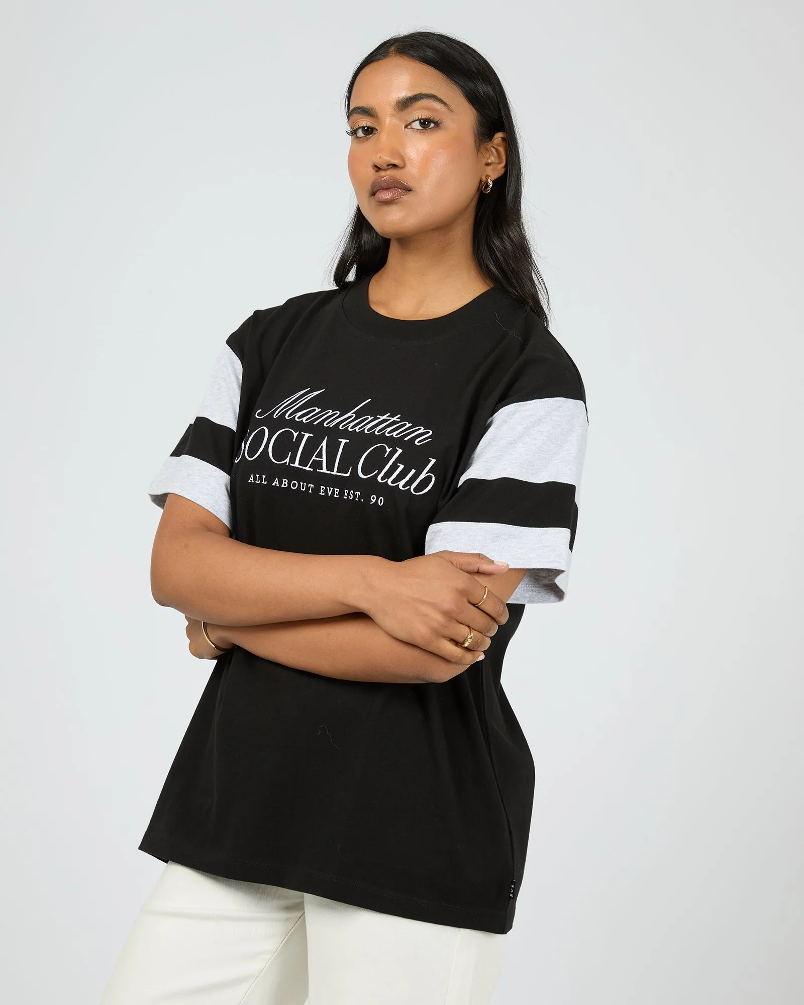 Varsity Club Relaxed Tee Black sold by All About Eve product image thumbnail 4