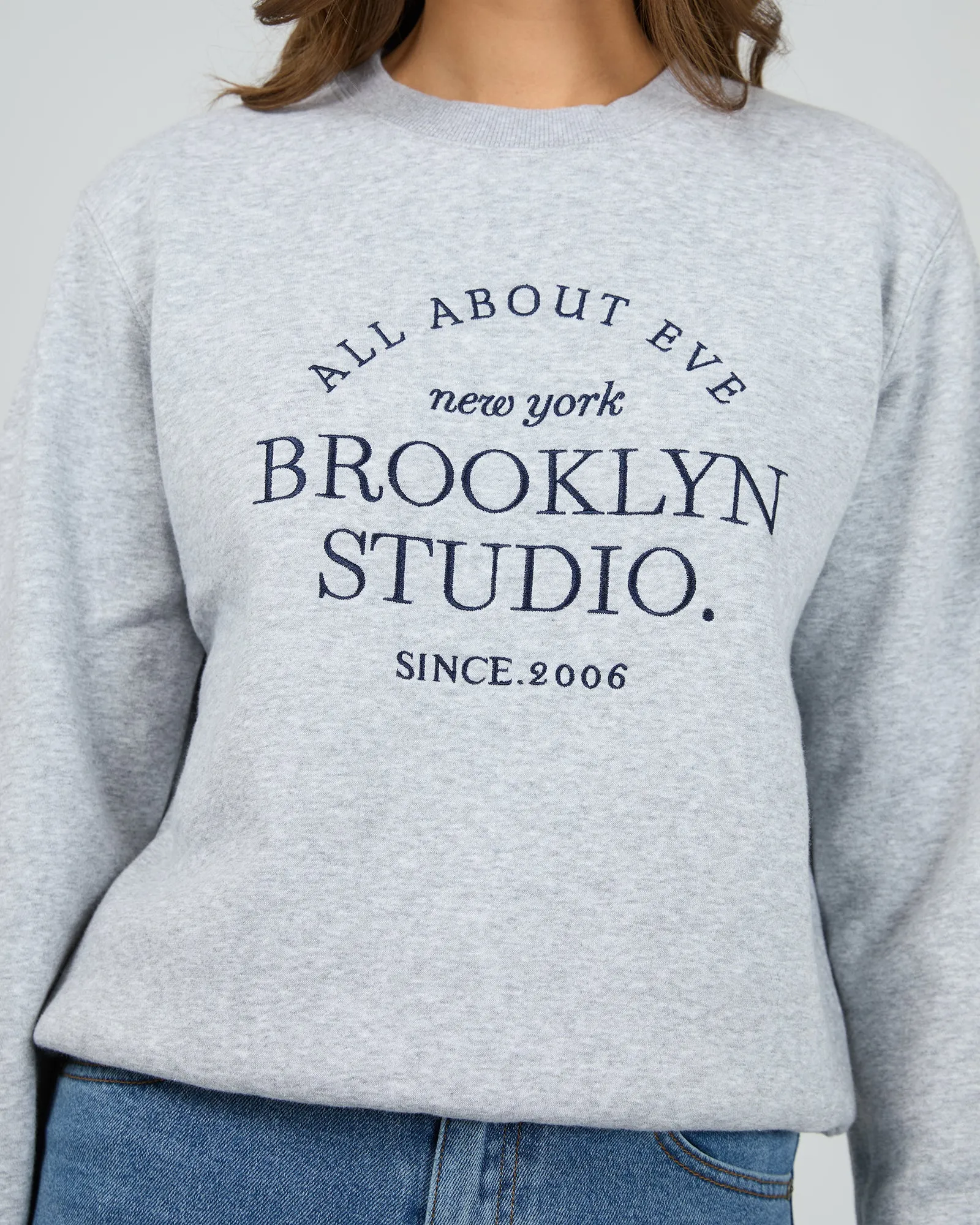 Brooklyn Regular Crew Grey Marle sold by All About Eve product image thumbnail 5