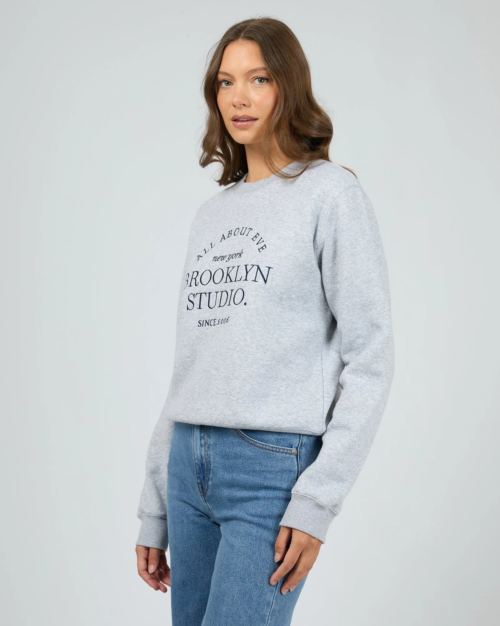 Brooklyn Regular Crew Grey Marle sold by All About Eve product image thumbnail 4