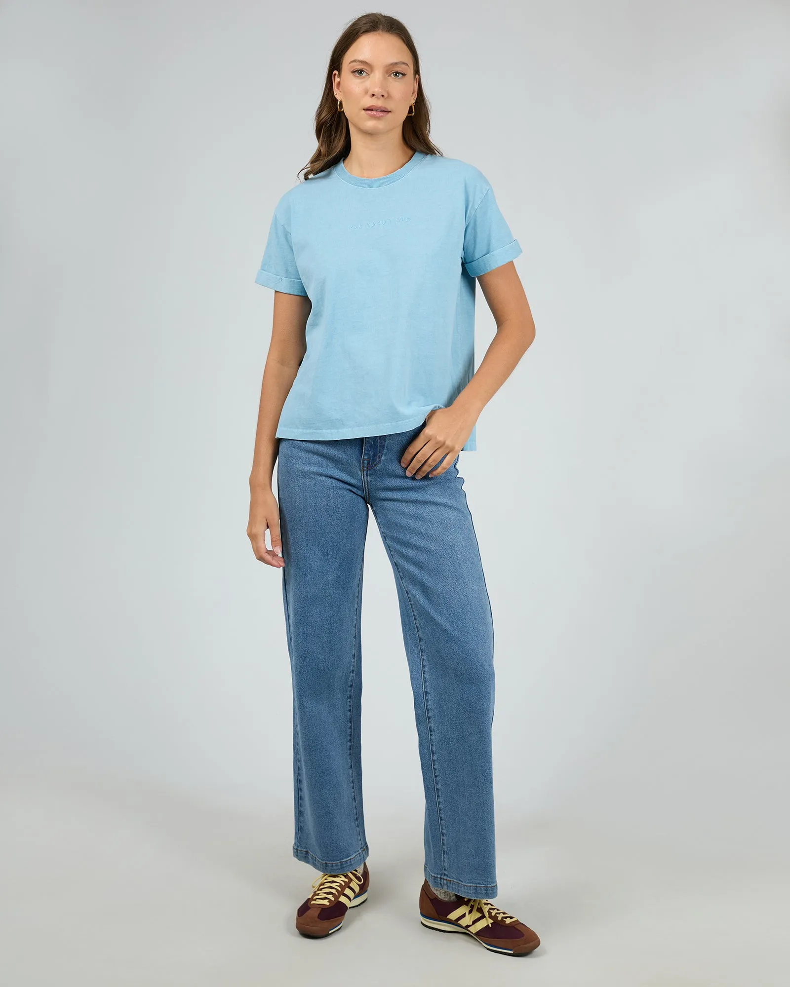 Aae Washed Tee Vintage Blue sold by All About Eve product image thumbnail 2