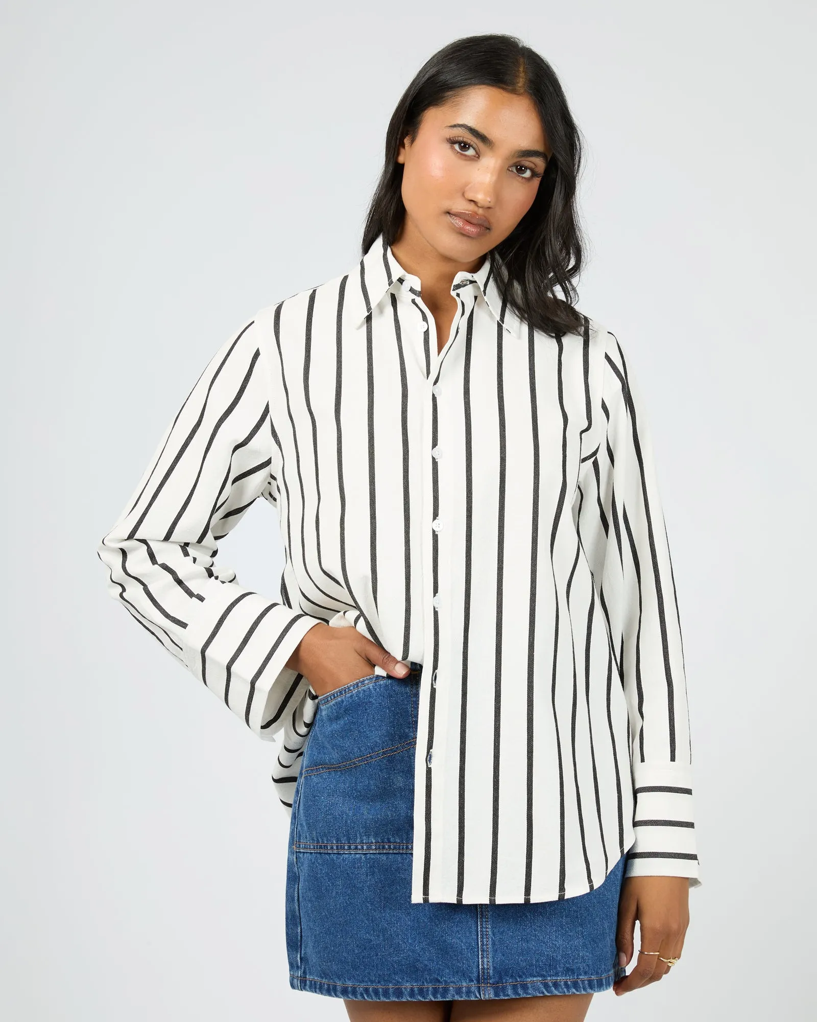 Marnie Shirt White sold by All About Eve