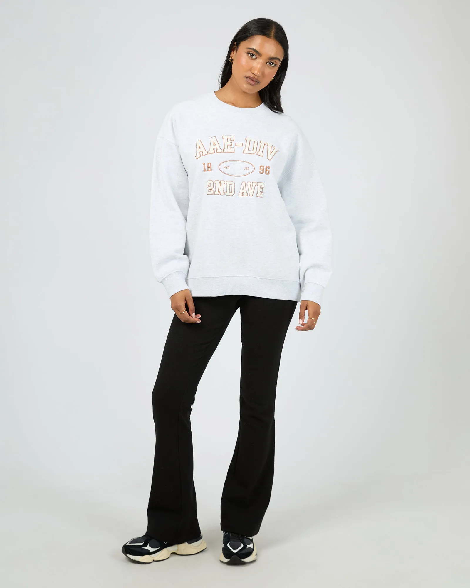 Avenue Relaxed Crew Snow Marle sold by All About Eve product image thumbnail 2