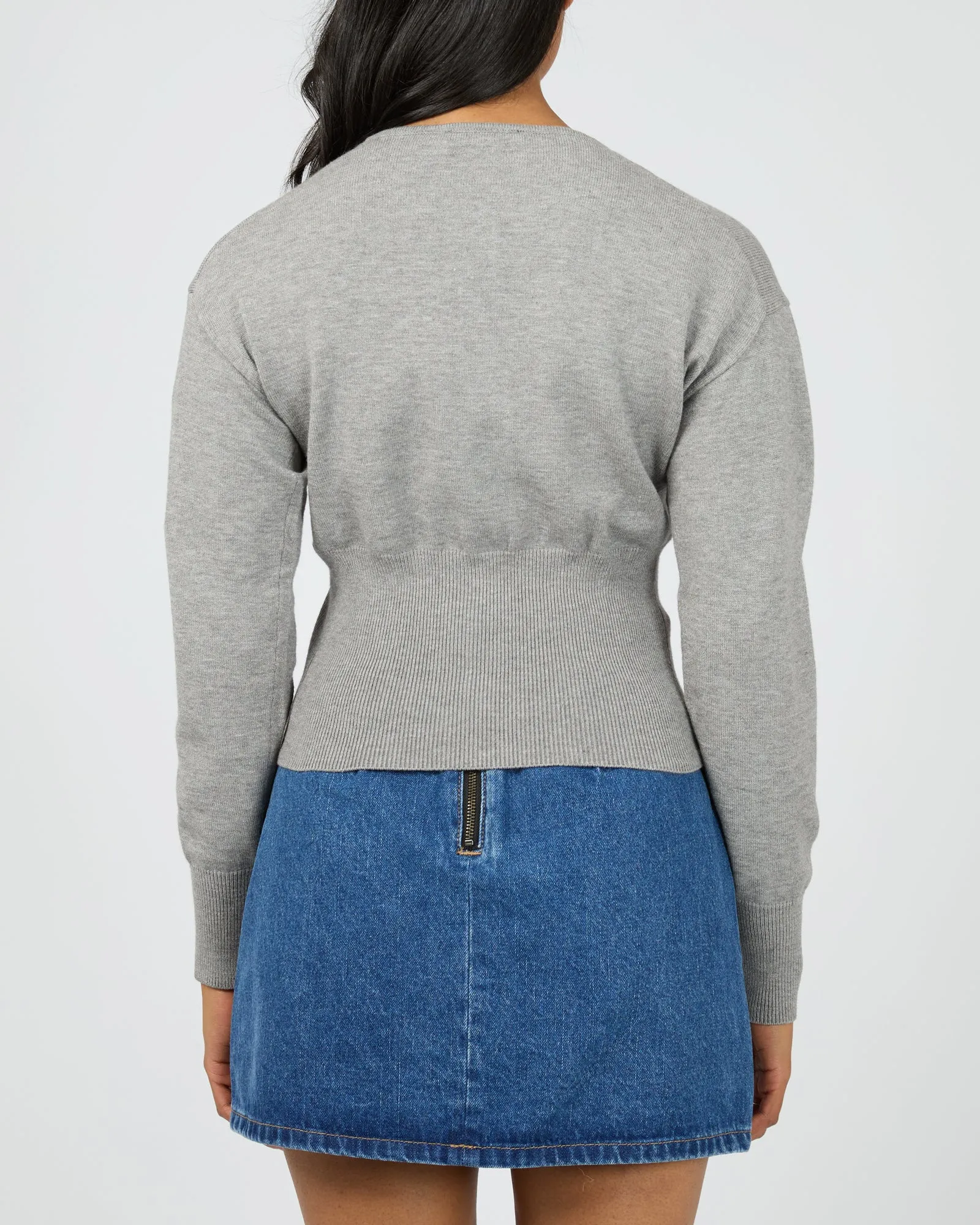 Patricia Cardigan Grey Marle sold by All About Eve product image thumbnail 3