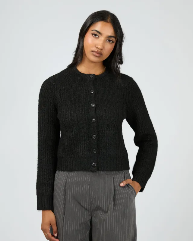 Aya Cardigan Black sold by All About Eve