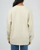 Aae Washed Relaxed Crew Oatmeal sold by All About Eve
