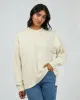 Aae Washed Relaxed Crew Oatmeal sold by All About Eve