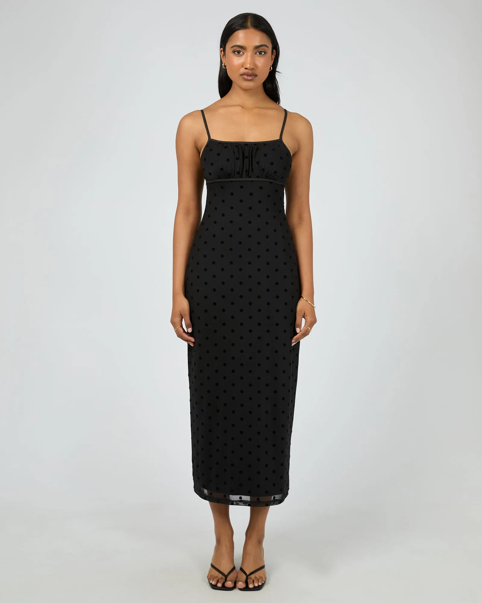Poppy Maxi Dress Black sold by All About Eve