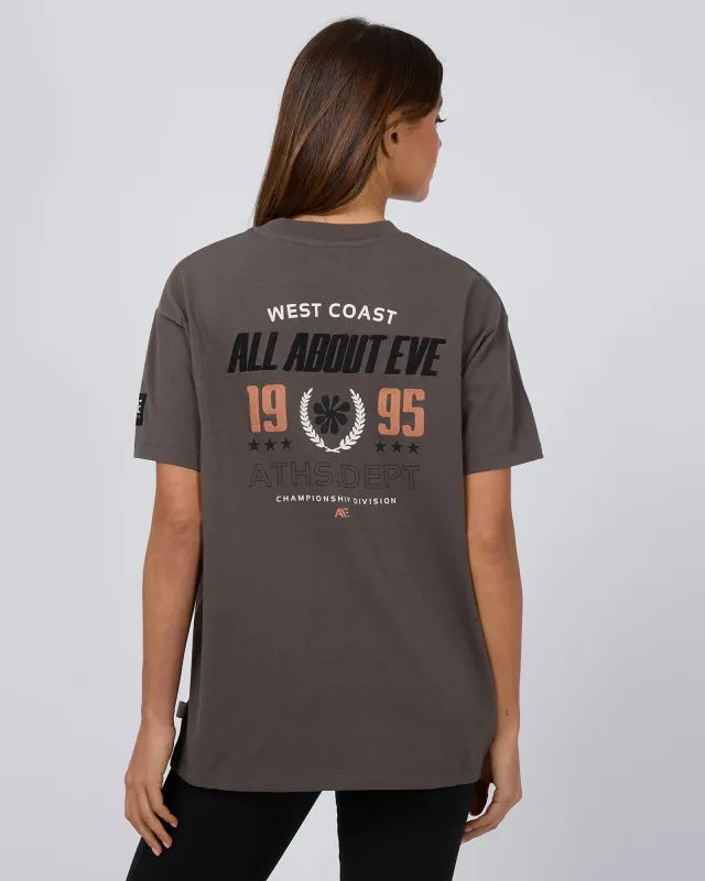 Performance Oversized Tee Charcoal sold by All About Eve
