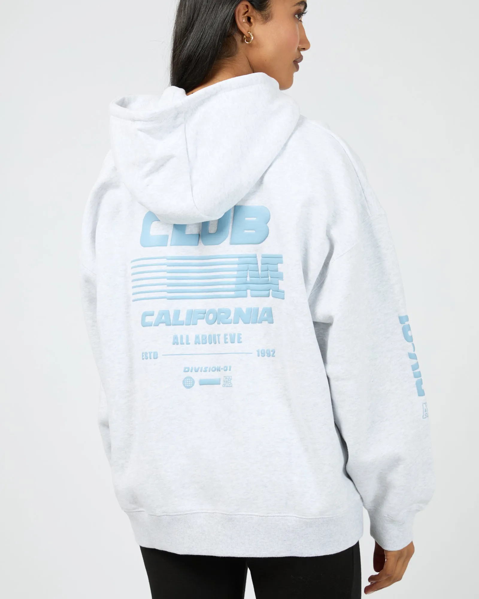 Club Relaxed Hoodie Snow Marle sold by All About Eve