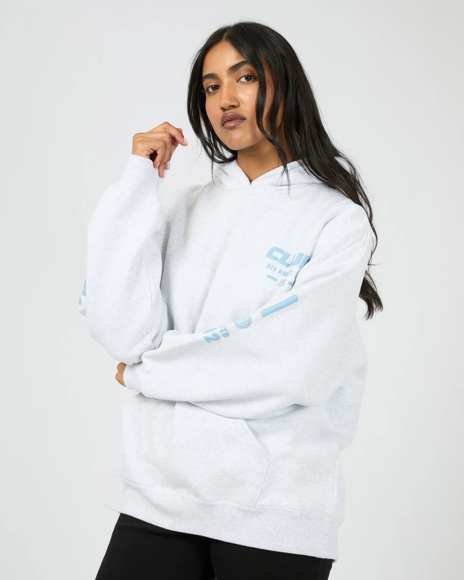 Club Relaxed Hoodie Snow Marle sold by All About Eve product image thumbnail 4