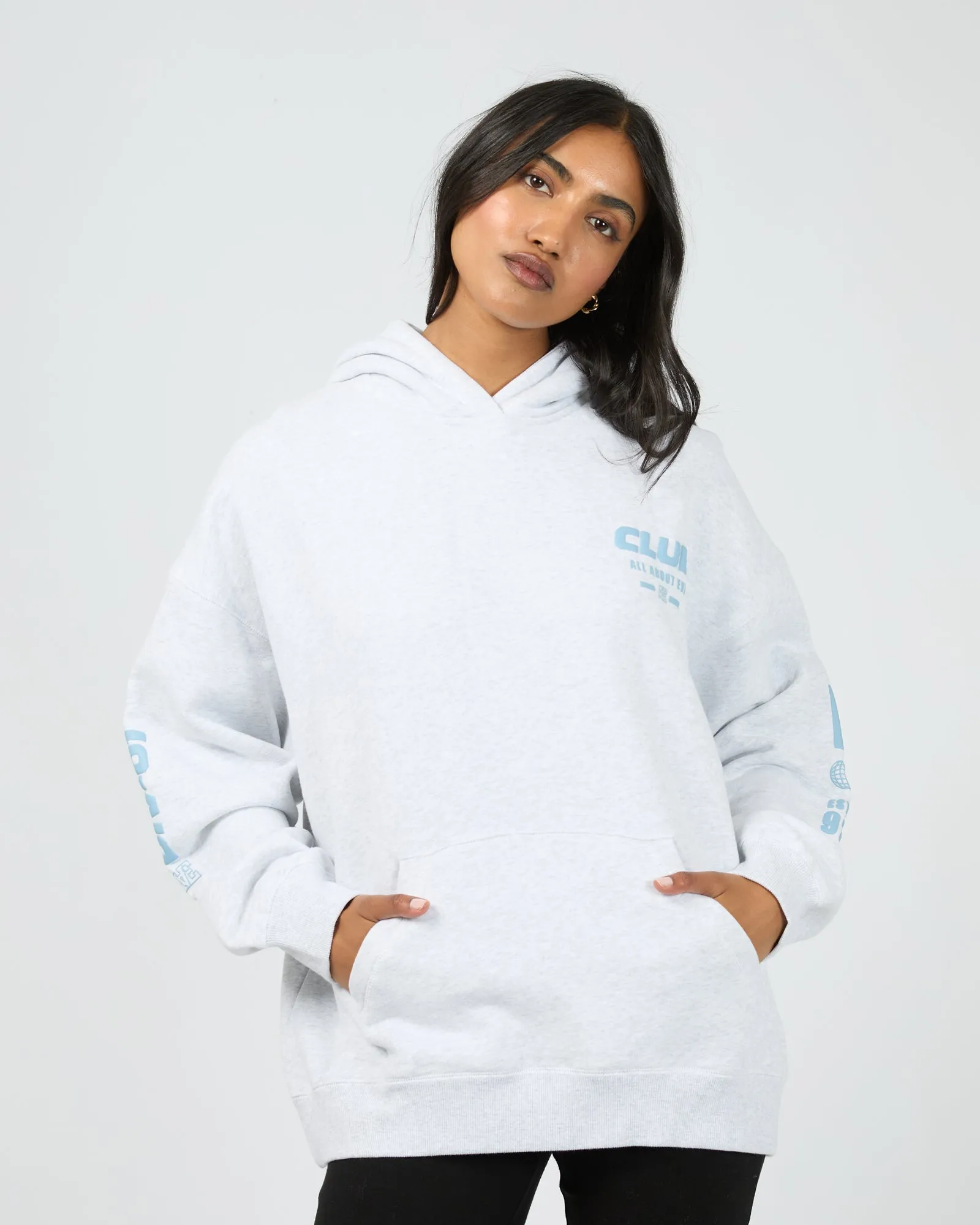 Club Relaxed Hoodie Snow Marle sold by All About Eve product image thumbnail 3
