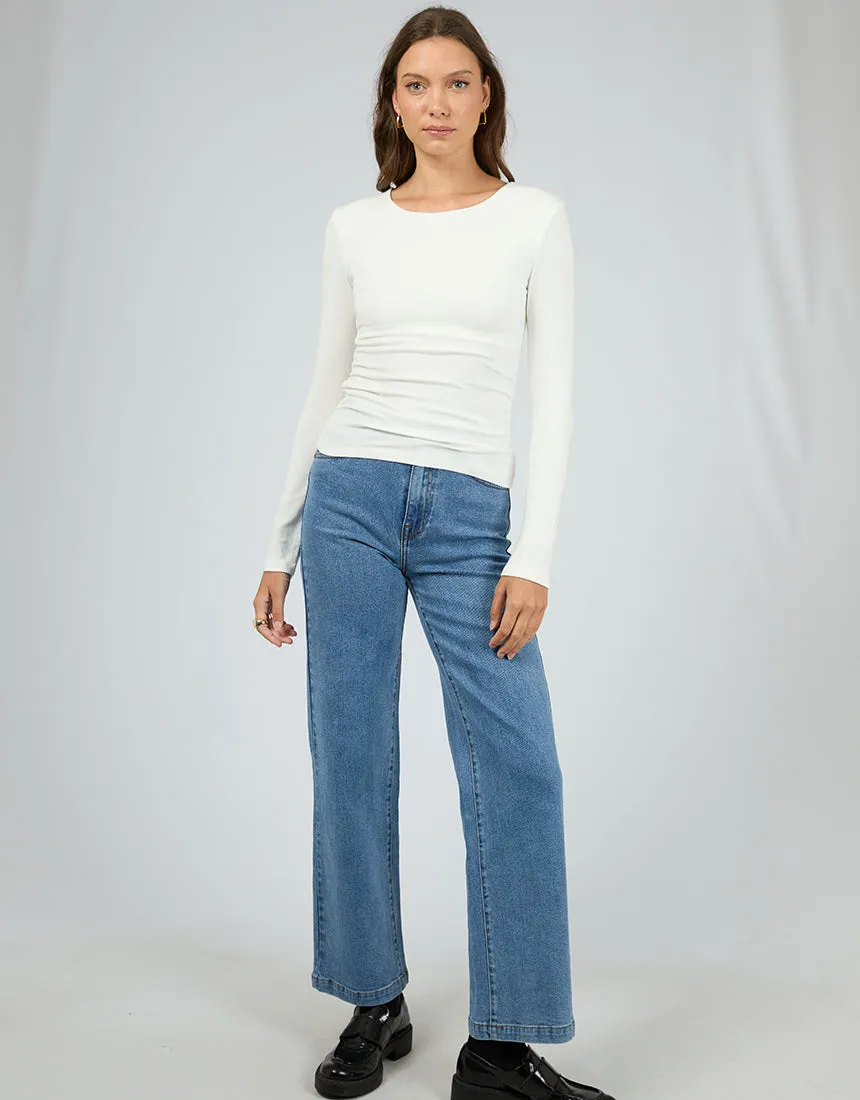 Kylie Long Sleeve Top Vintage White sold by All About Eve product image thumbnail 2