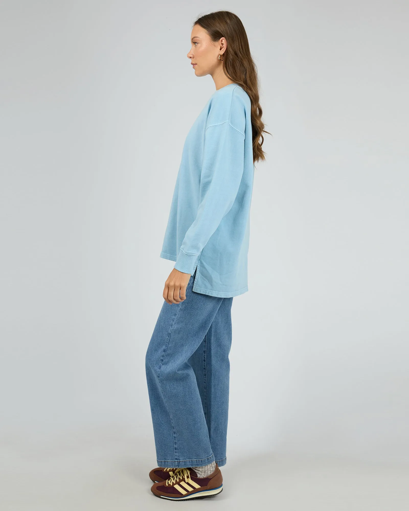 Aae Washed Relaxed Crew Vintage Blue sold by All About Eve product image thumbnail 5