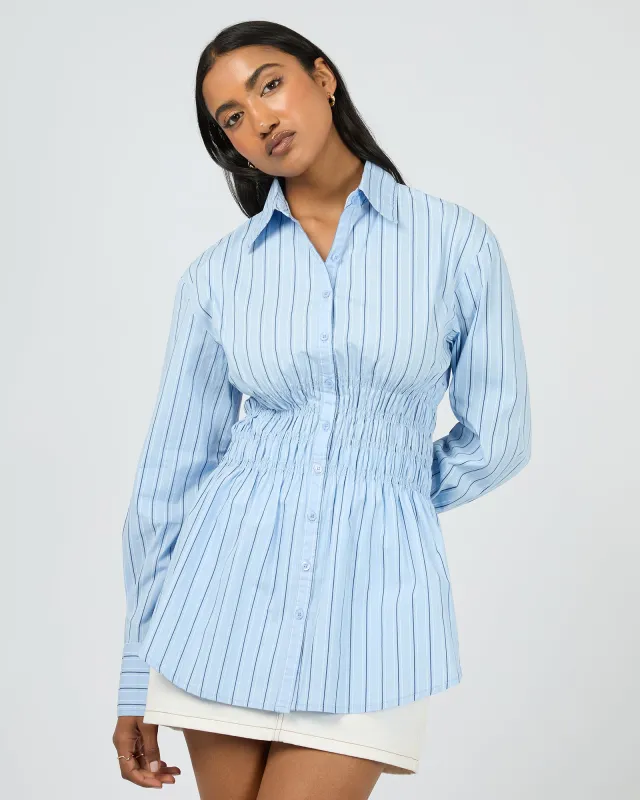 Aman Stripe Shirt Stripe sold by All About Eve