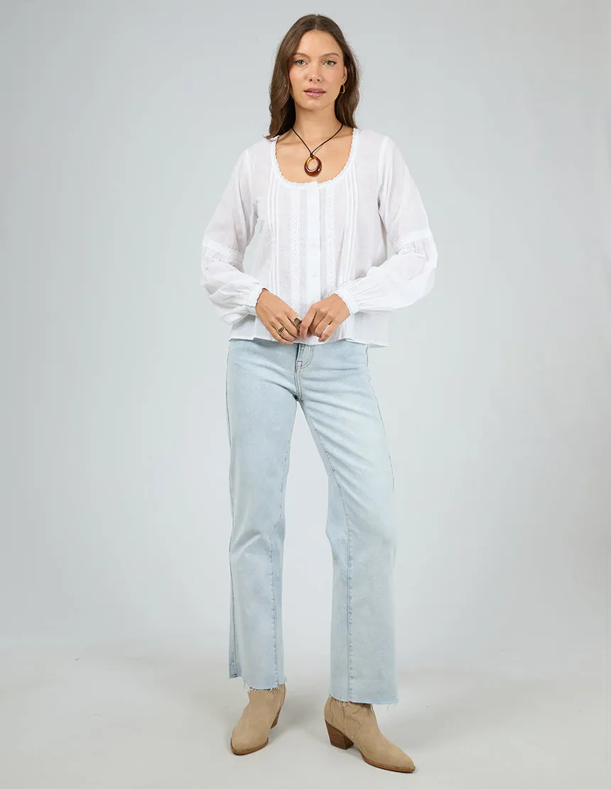 Maia Long Sleeve Top Vintage White sold by All About Eve product image thumbnail 2