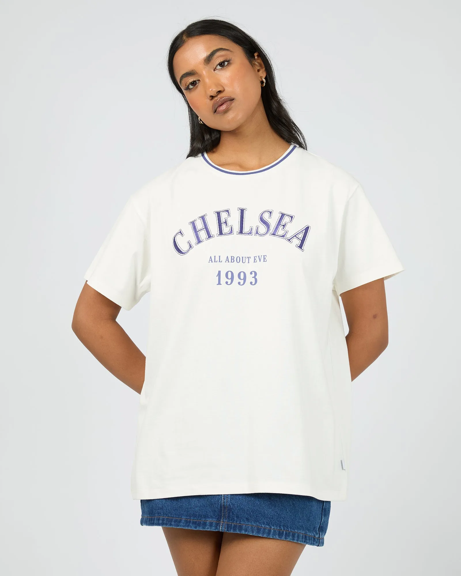 Chelsea Relaxed Tee Vintage White sold by All About Eve