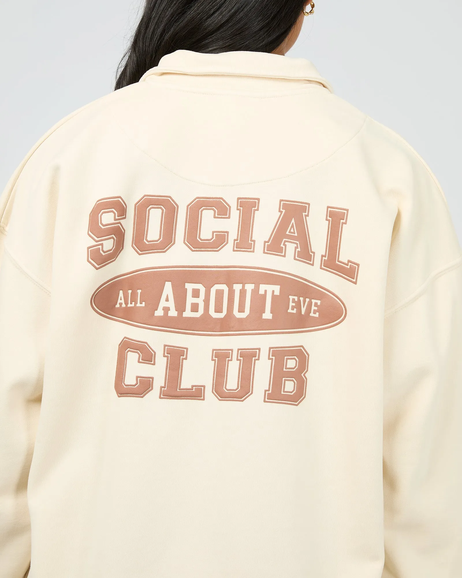 Elevated Relaxed 1/4 Zip Vanilla sold by All About Eve product image thumbnail 5