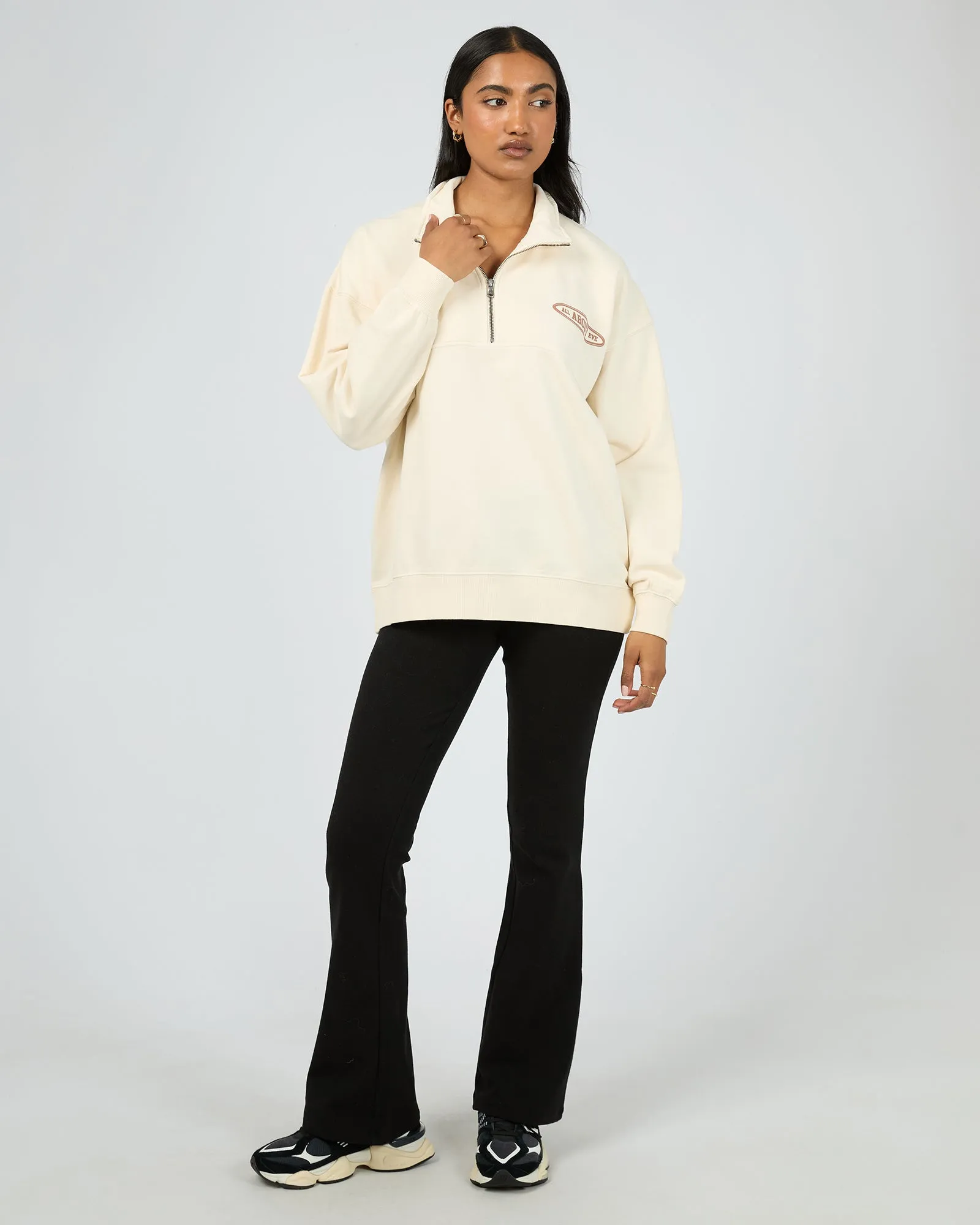 Elevated Relaxed 1/4 Zip Vanilla sold by All About Eve product image thumbnail 2