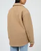 Aria Shacket Tan sold by All About Eve