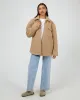 Aria Shacket Tan sold by All About Eve