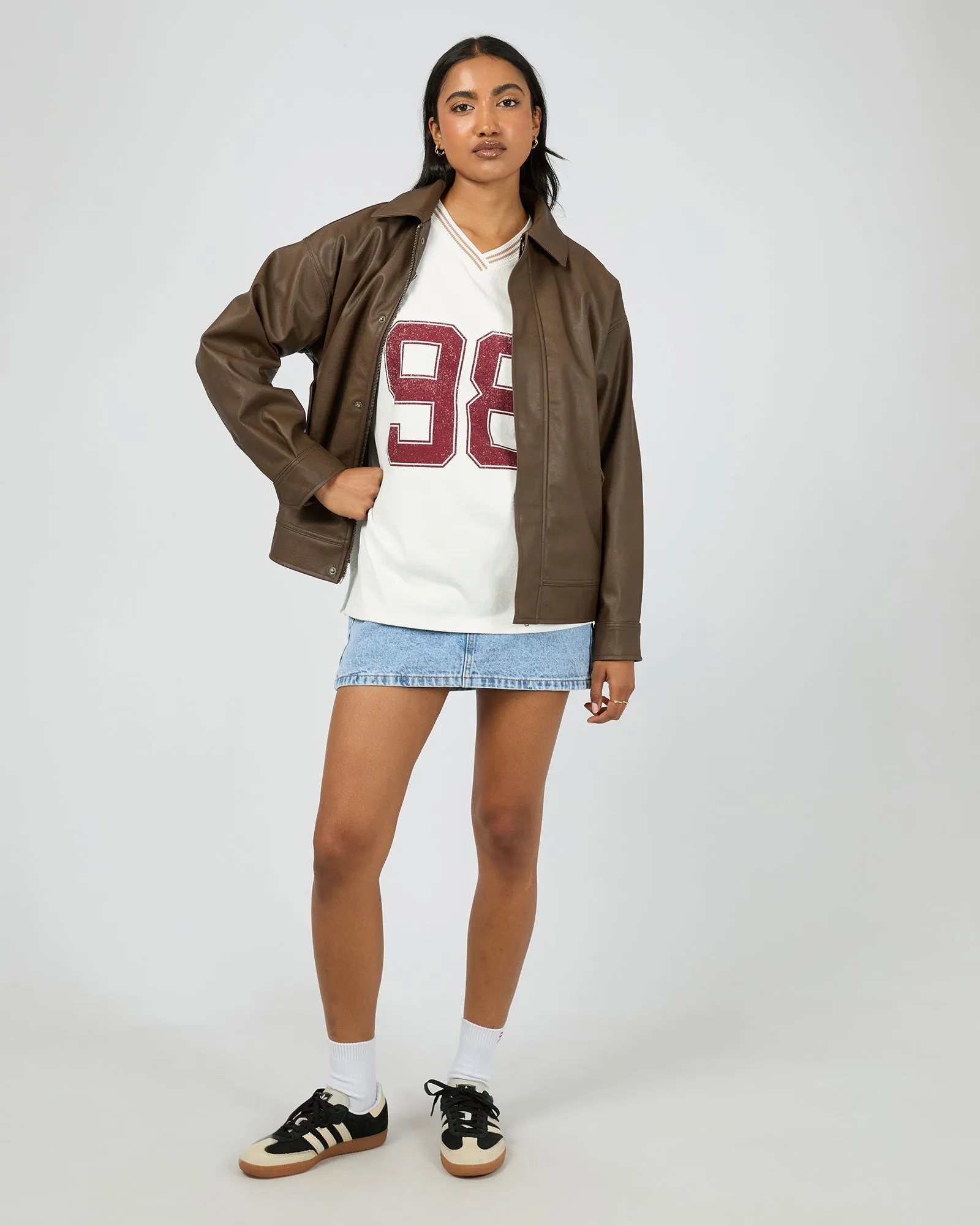 Alba Pu Bomber Brown sold by All About Eve product image thumbnail 2
