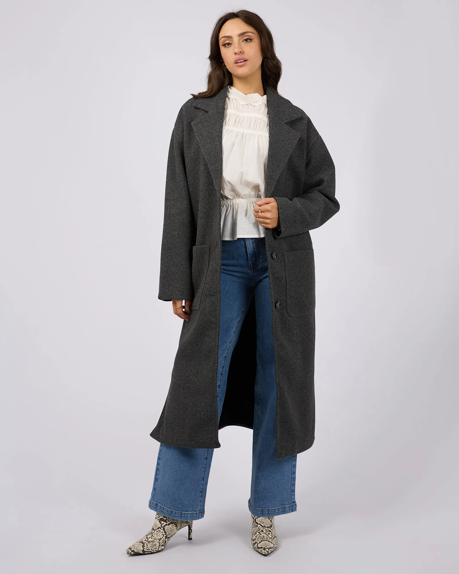 Dion Coat Charcoal sold by All About Eve product image thumbnail 2