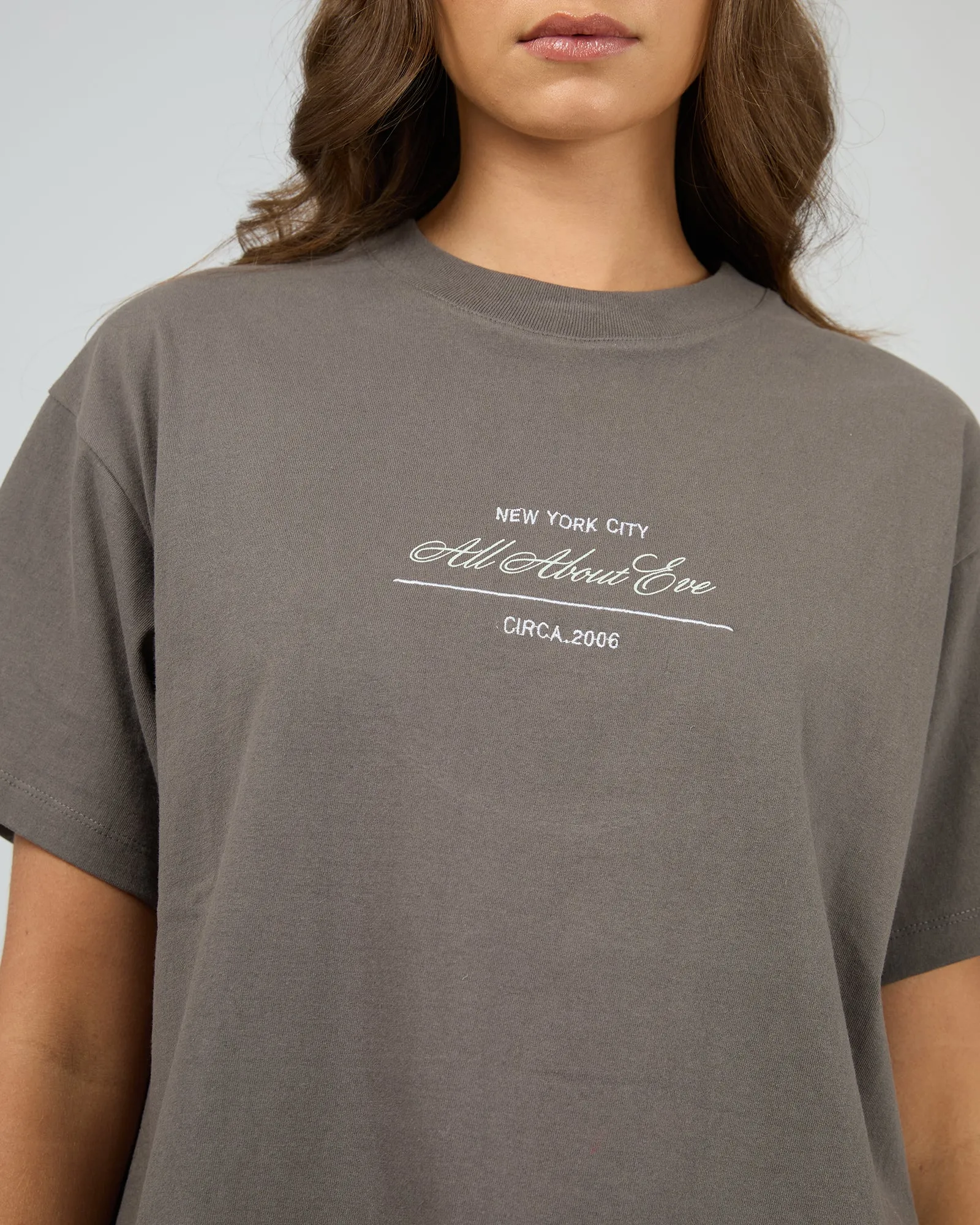 East Side Relaxed Tee Charcoal sold by All About Eve product image thumbnail 5