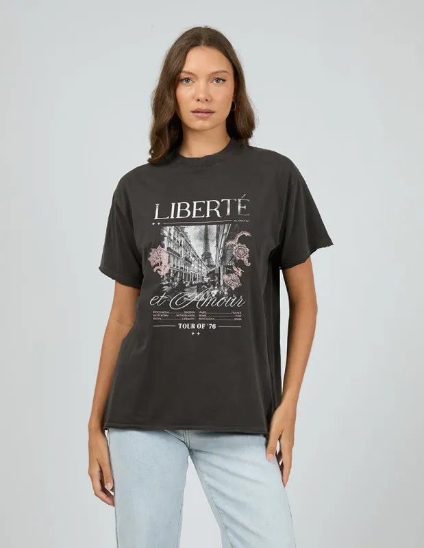 Atlas Relaxed Tee Washed Black sold by All About Eve