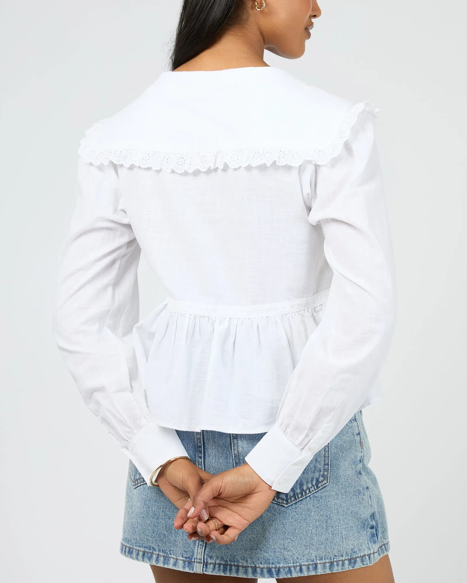 Bonnie Shirt White sold by All About Eve product image thumbnail 3