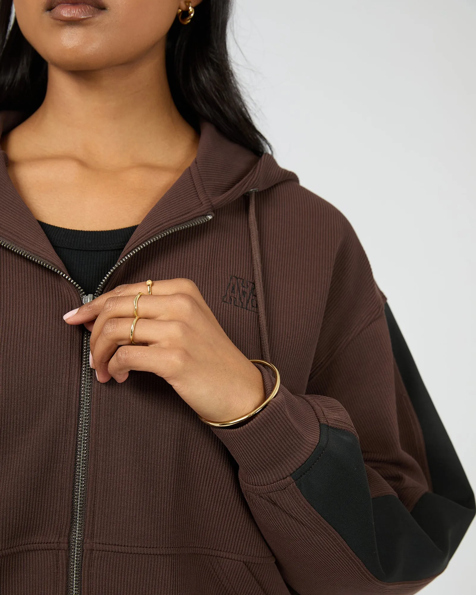 Lounge Zip Hood Brown sold by All About Eve product image thumbnail 5