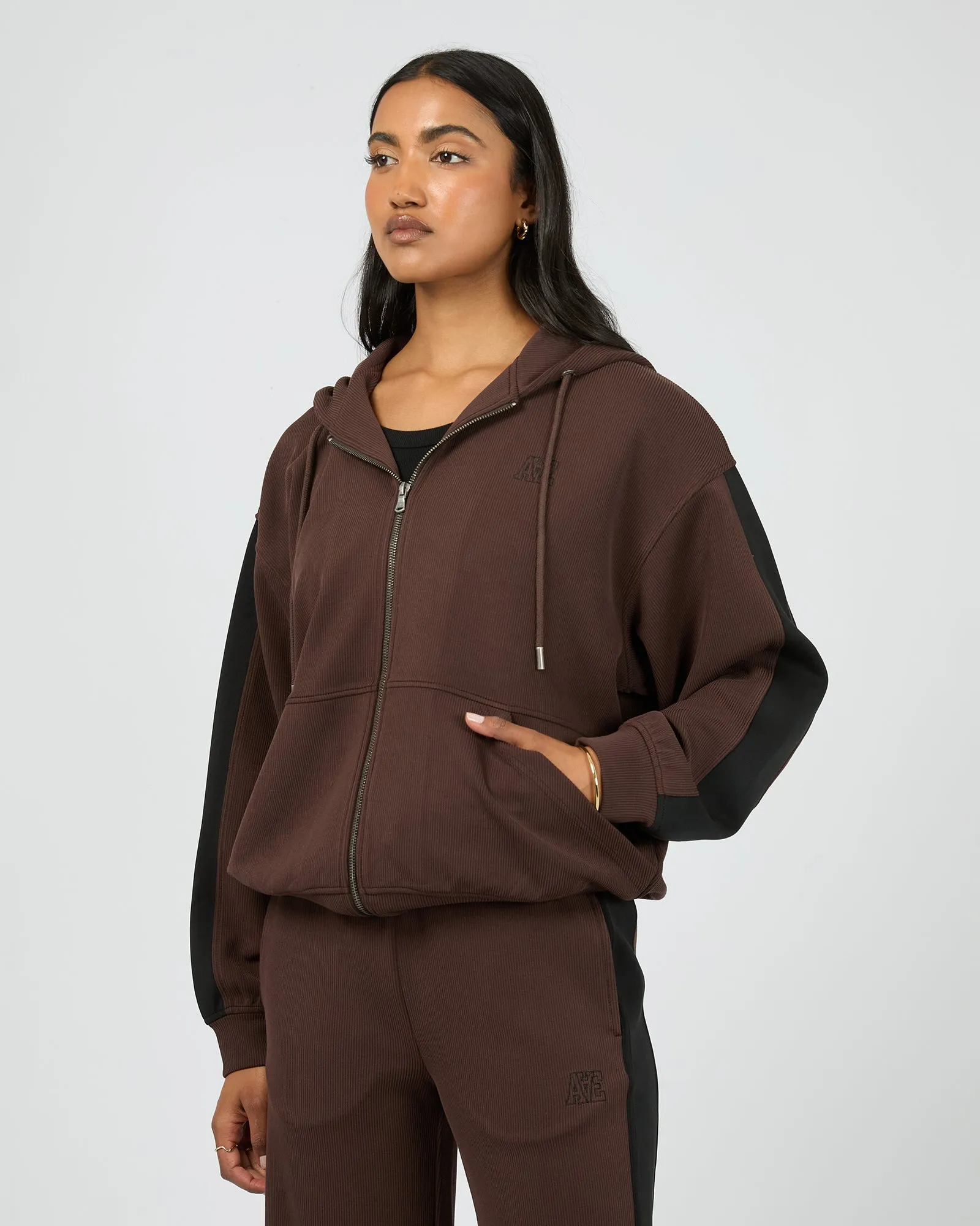 Lounge Zip Hood Brown sold by All About Eve product image thumbnail 4