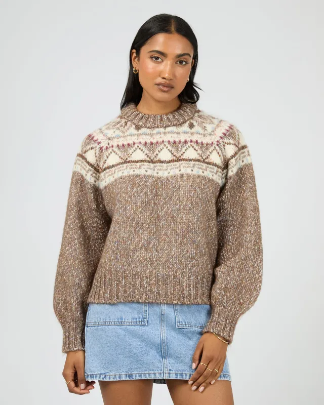 Aspen Knit Oatmeal sold by All About Eve