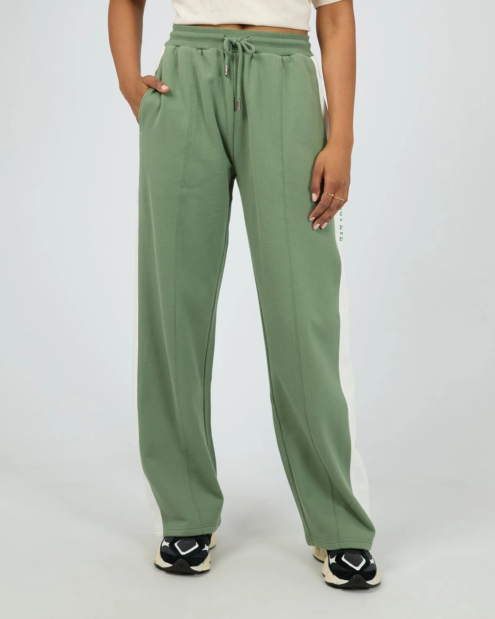 Archie Panel Pant Khaki sold by All About Eve
