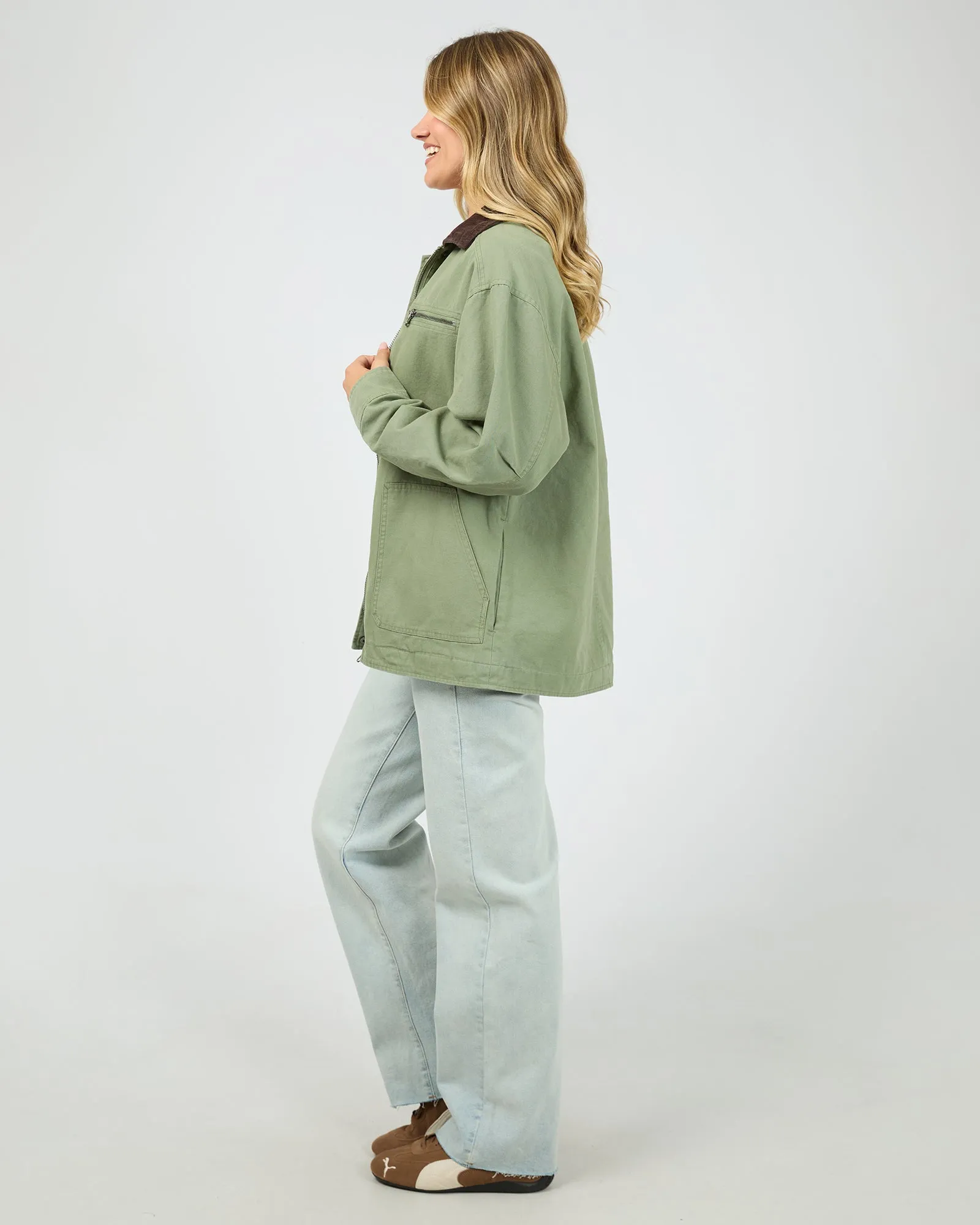 Sutherland Jacket Khaki sold by All About Eve product image thumbnail 5