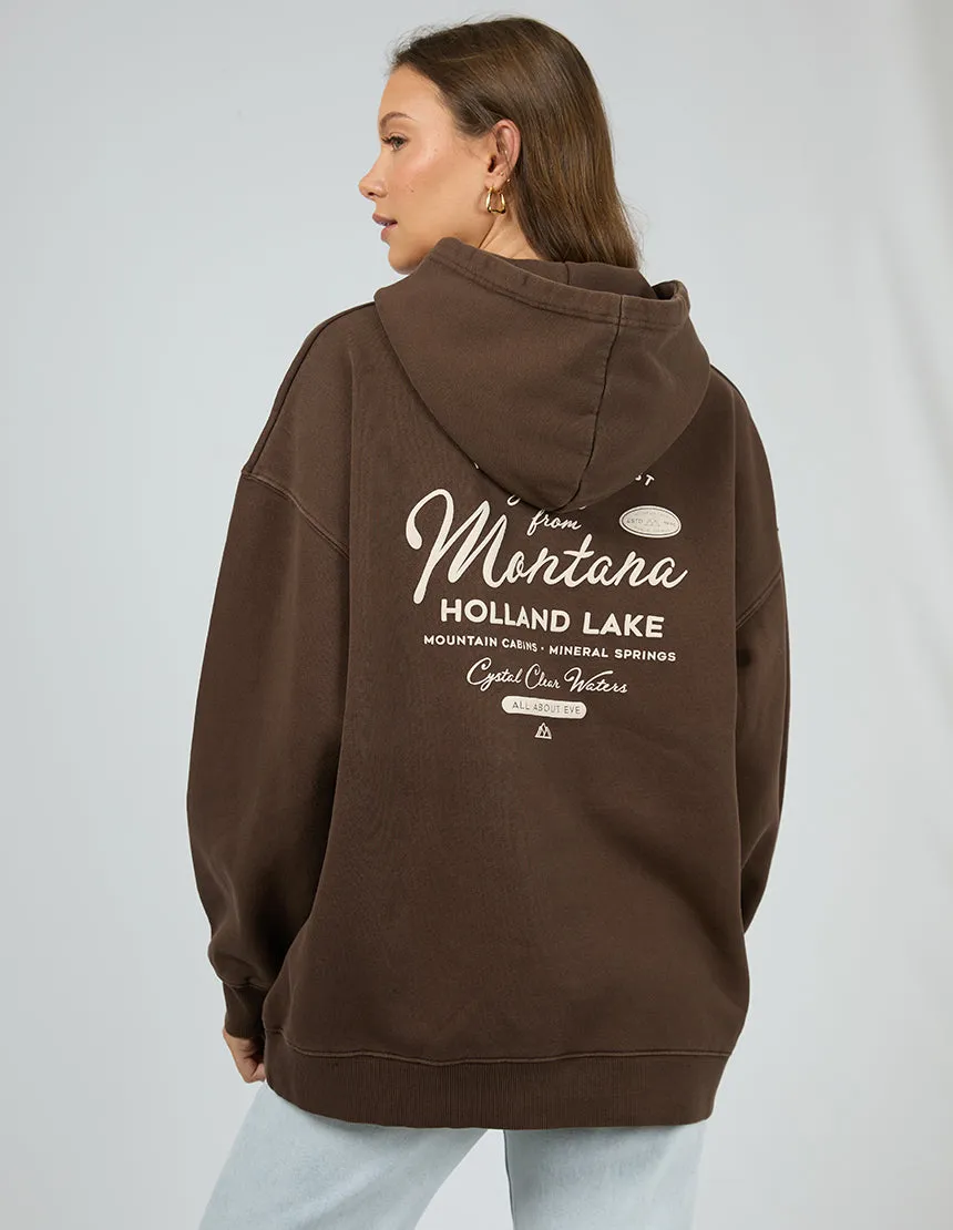 Montana Relaxed Hoodie Brown sold by All About Eve product image thumbnail 4