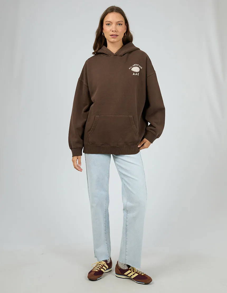 Montana Relaxed Hoodie Brown sold by All About Eve