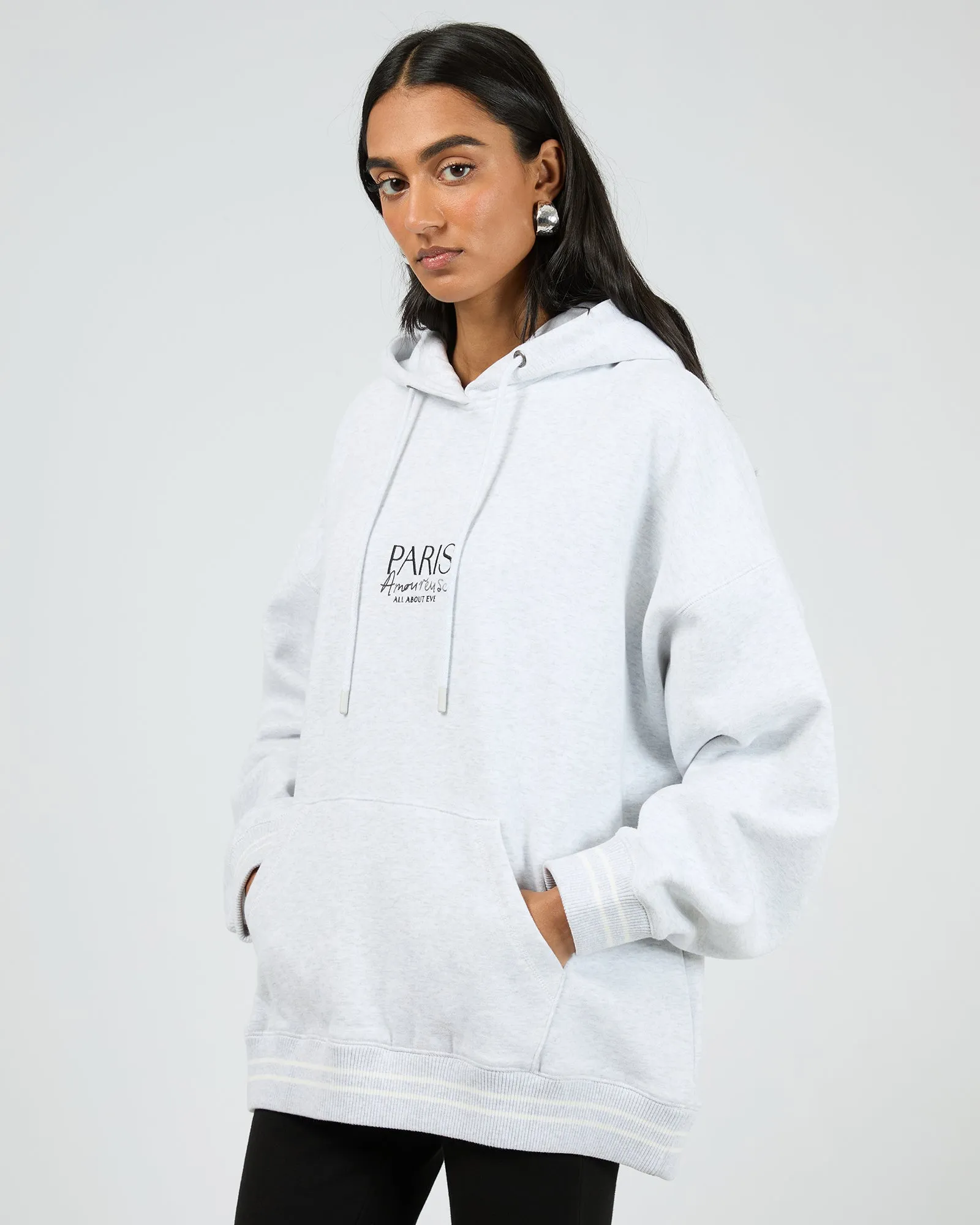 Wilder Relaxed Hoodie Snow Marle sold by All About Eve product image thumbnail 3