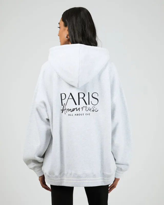 Wilder Relaxed Hoodie Snow Marle sold by All About Eve