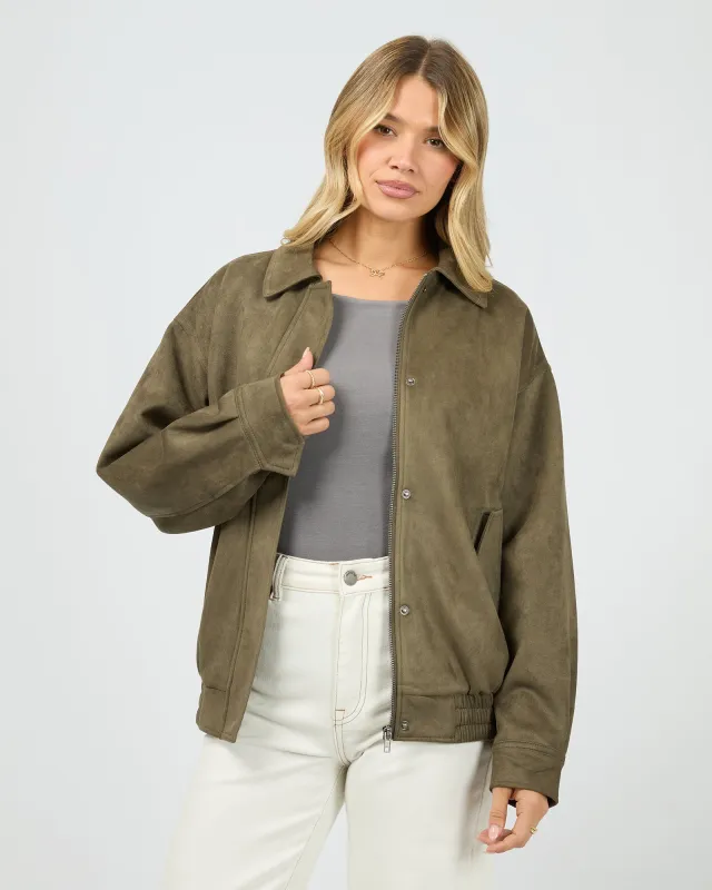 Kira Bomber Khaki sold by All About Eve