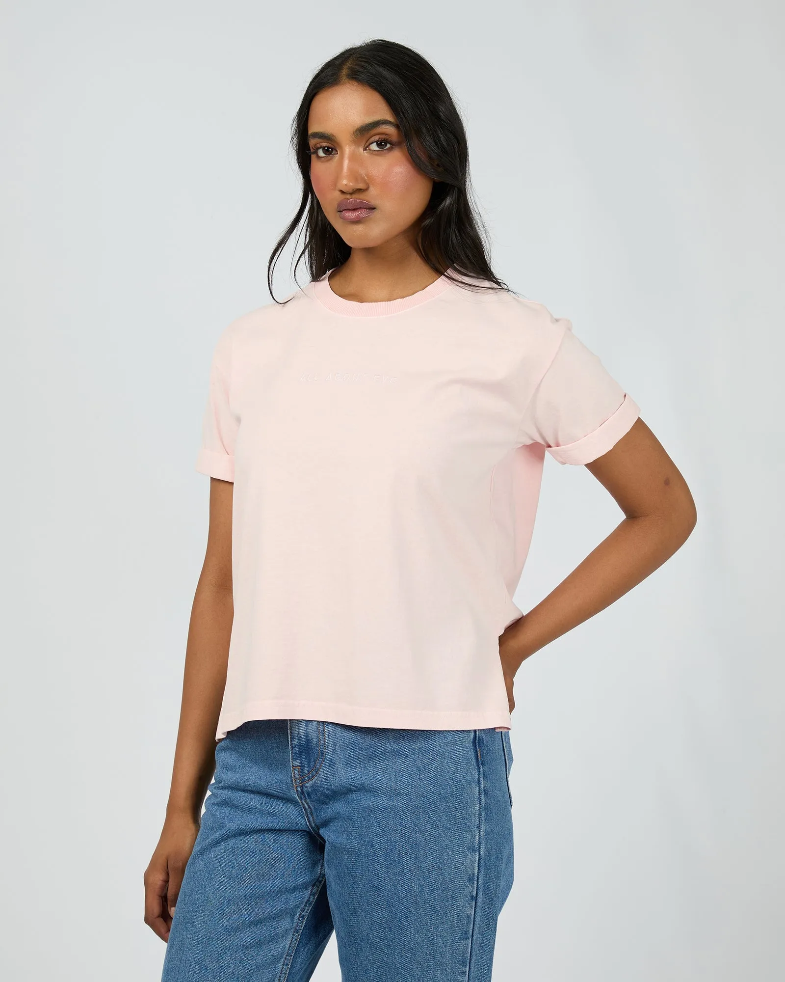Aae Washed Tee Light Pink sold by All About Eve product image thumbnail 4