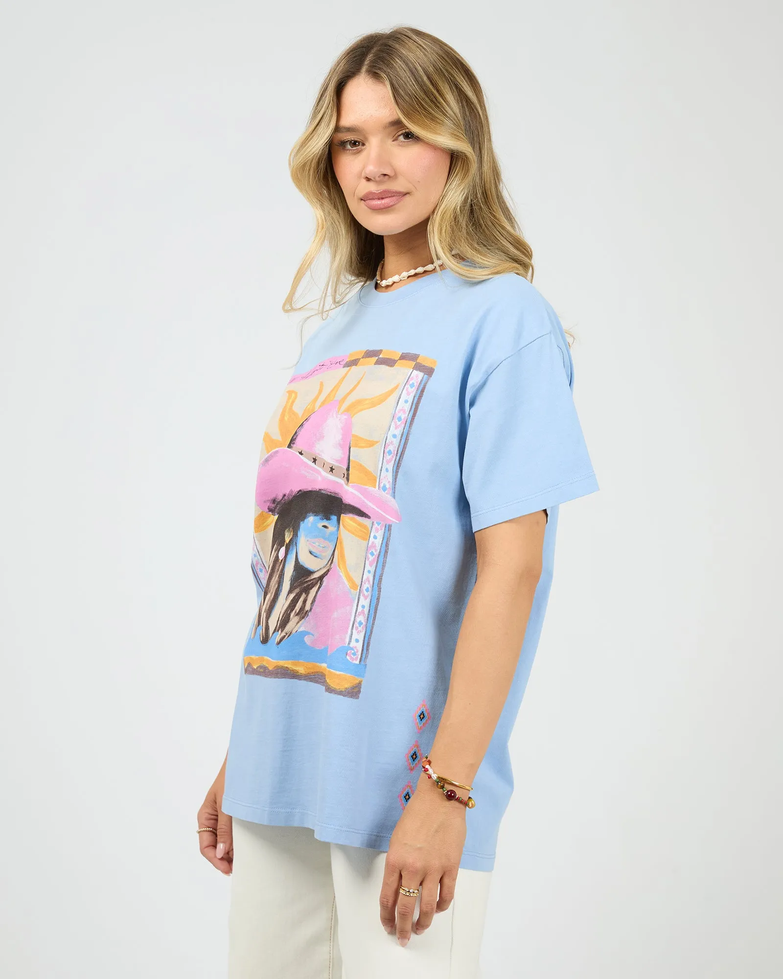 Calamity Sun Relaxed Tee Light Blue sold by All About Eve product image thumbnail 4