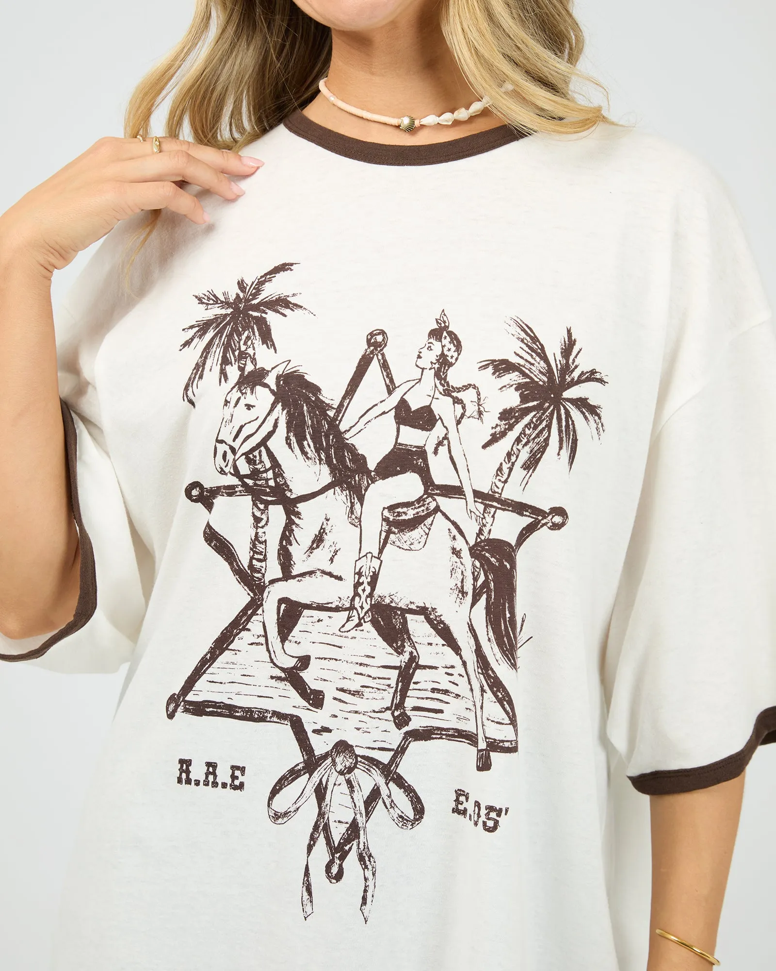 Pony Island Tee Vintage White sold by All About Eve product image thumbnail 5